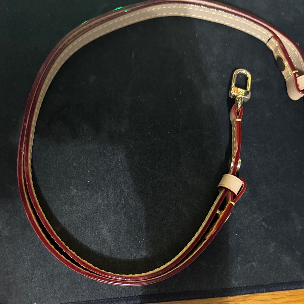 Elegant Louis Vuitton Leather Strap